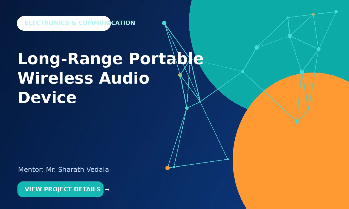 Long-Range Portable Wireless Audio Device