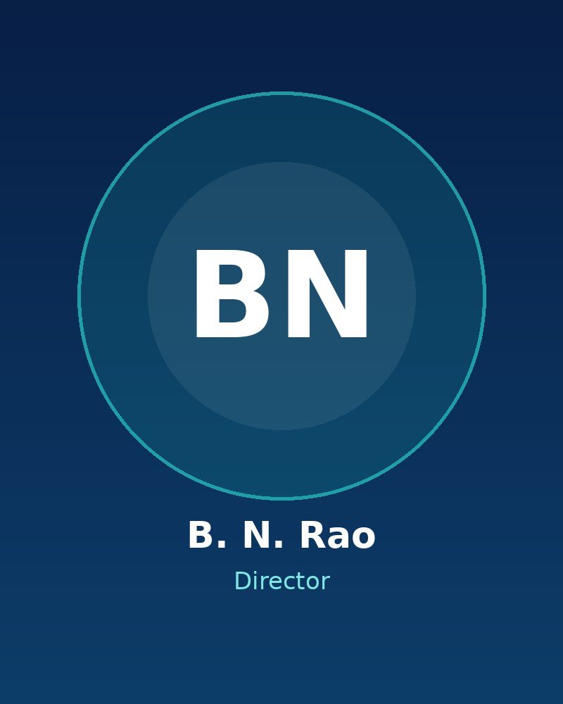Profile placeholder for Mr. B. N. Rao