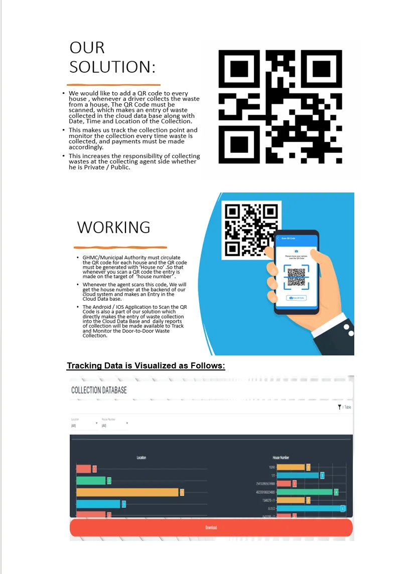 Original supplied project record for Door-to-Door Waste Collection Tracking & Monitoring System — page 2